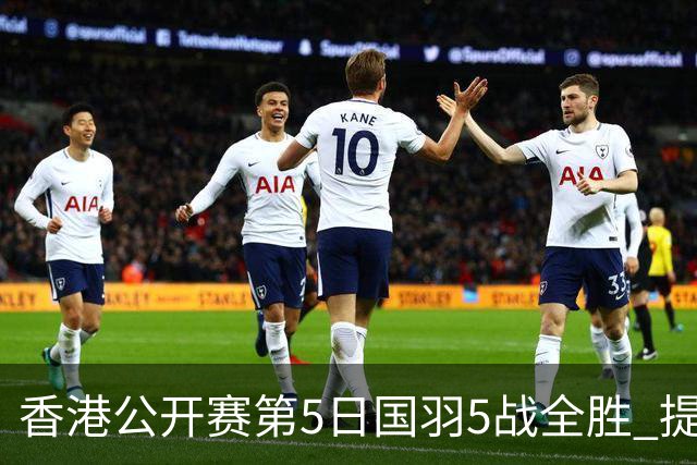 香港公开赛第5日国羽5战全胜 提前包揽混双冠亚军